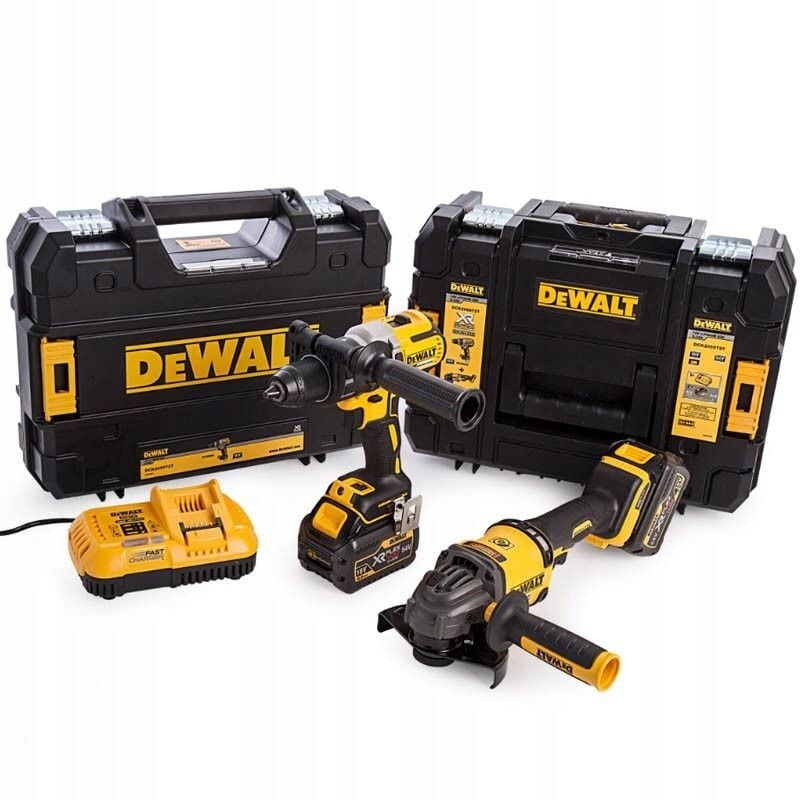 Image of Dewalt - combo kit 18/54V DCD996+DCG414 flexvolt 2x6.0Ah tstak DCK2055T2T
