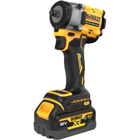 DeWalt Akku-Schlagschrauber, 3/8, 18 V, incl. 2x Akku XR 5 Ah, Schnellladegerät, Zubehör, Karton