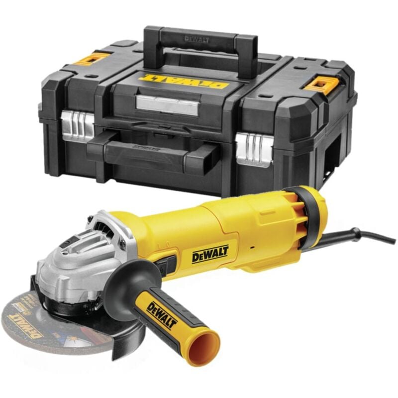 Dewalt DWE4217KT Meuleuse d'angle pour broyage de béton 1200W - 125mm - électrique - et Coffret
