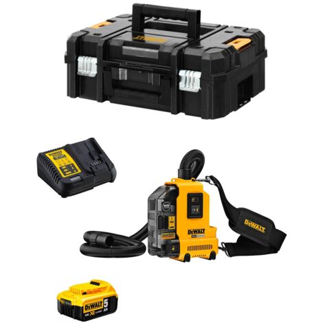 Dewalt aspirapolvere  dwh161p1t (1 x 5,0 ah + dcb115 + tstak ii) 8435587917939