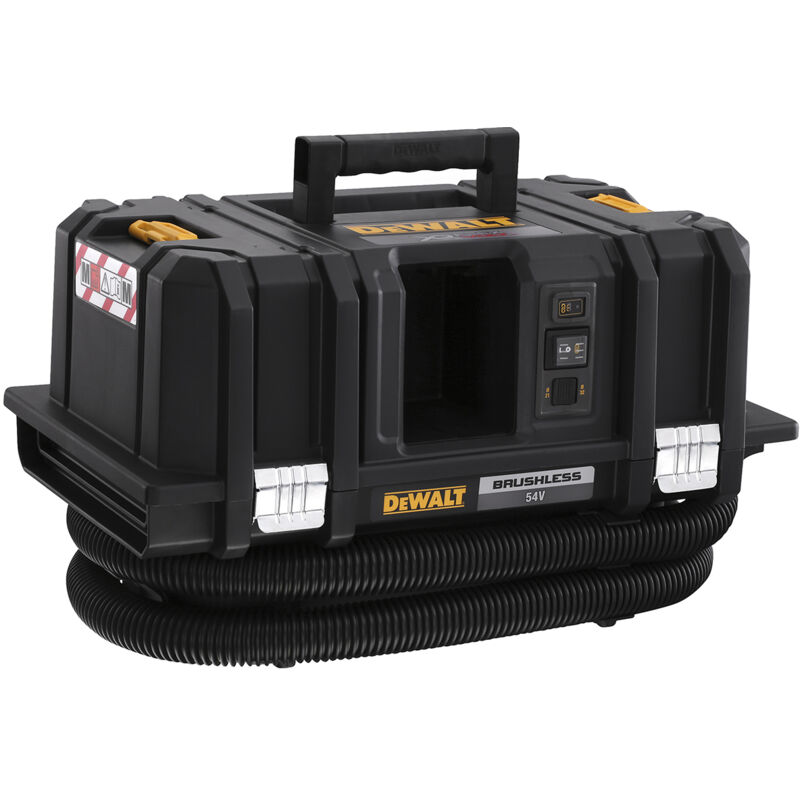 Aspirateur eau et poussières 54V XR FLEXVOLT classe DeWalt Moteur Brushless Télécommande