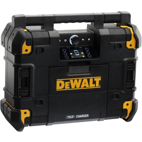 DeWalt Baustellenradio TSTAK Akkuradio Netzradio mit Ladefunktion DAB+ Bluetooth