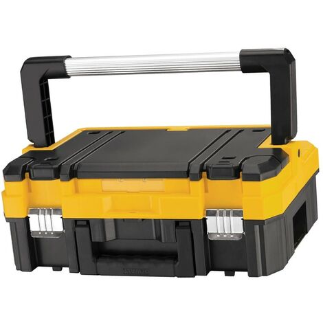 Dewalt – Boîte à outils T-STAK DWST170704 – Plastique 45x38x21cm – 2,2kg – Pour chantiers humides et espaces confinés