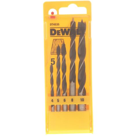 DEWALT Brad Point Drill Bit Set, 5 Piece DEWDT4535QZ