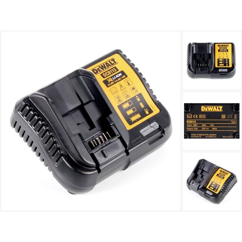 

DeWALT DCB 113 Cargador XR de 10,8 V - 18 V para baterías de litio