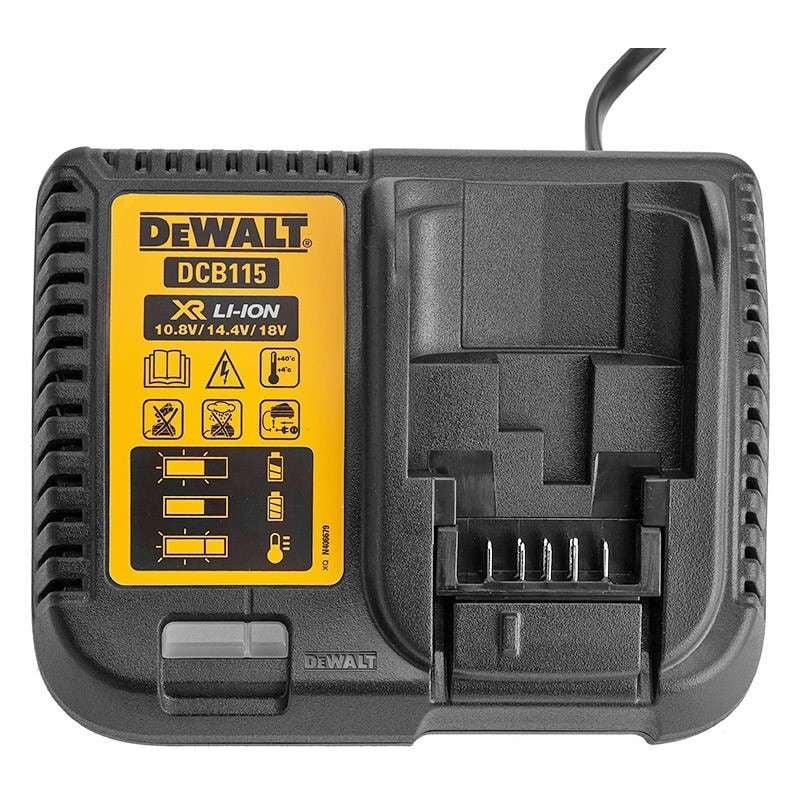 Dewalt - Chargeur de batteries DCB115-XJ 10,8V à 18V Li-ion