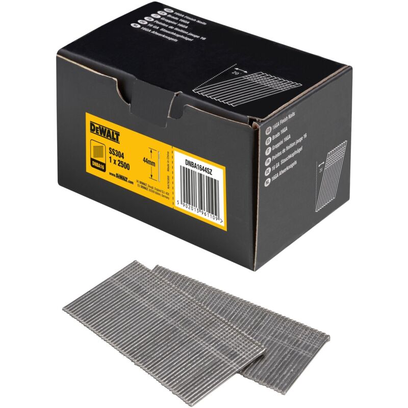 Image of Dewalt - DNBA1638GZ - Caja de 2500 clavos de 38mm para clavadora sin cable 18V