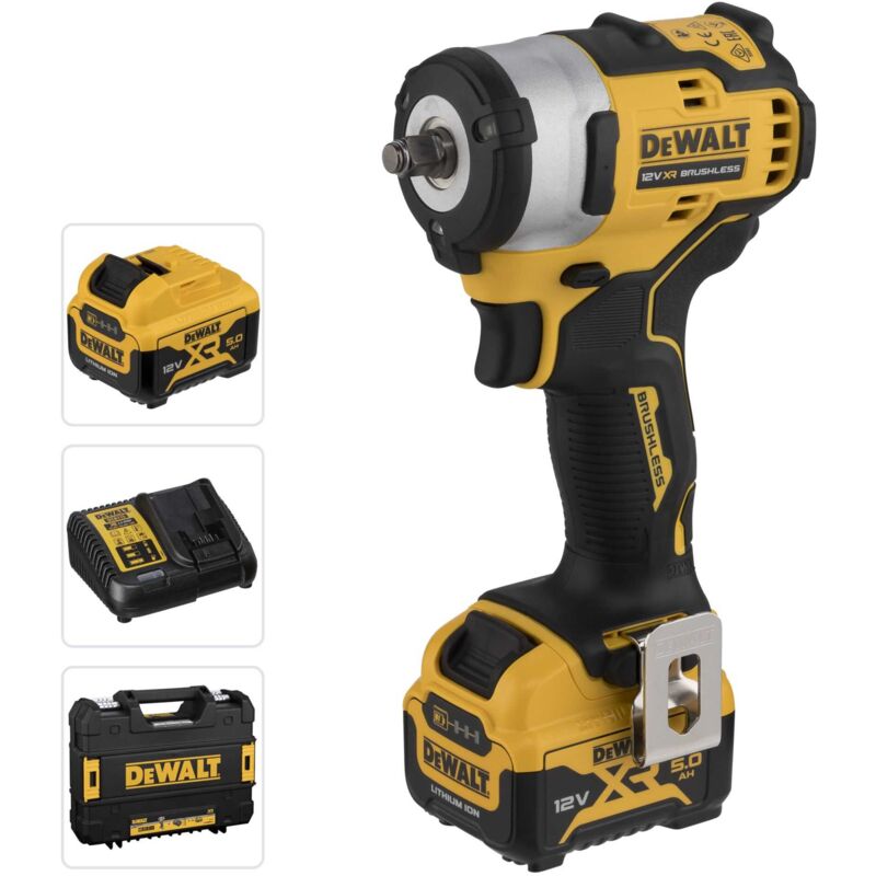 Dewalt - Boulonneuse 3/8 xr 12V brushless 339NM - 2 batteries 5.0 Ah Li-Ion - DCF903P2-QW