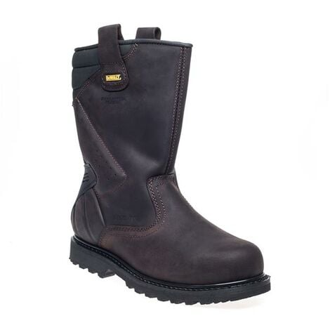 DEWALT Classic Rigger Safety Boots Brown UK 10 EUR 45 DEWRIGGER10