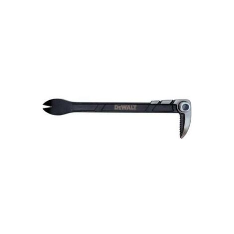 DEWALT Claw Bar,10 in. L,1-1/4 in. W,Steel, DWHT55524, Black