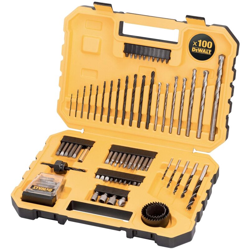 Dewalt - Jeu de forets mixtes 100 pièces dt71566-qz