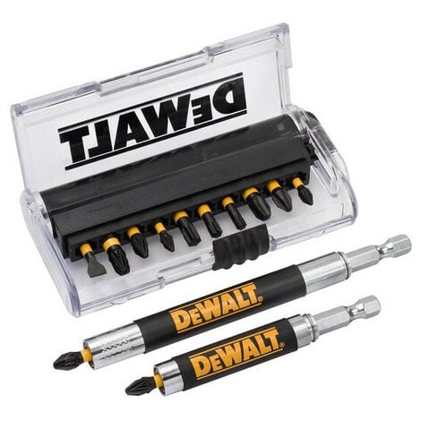 DeWalt - Coffret 14 pièces d'embout de vissage DT70512T