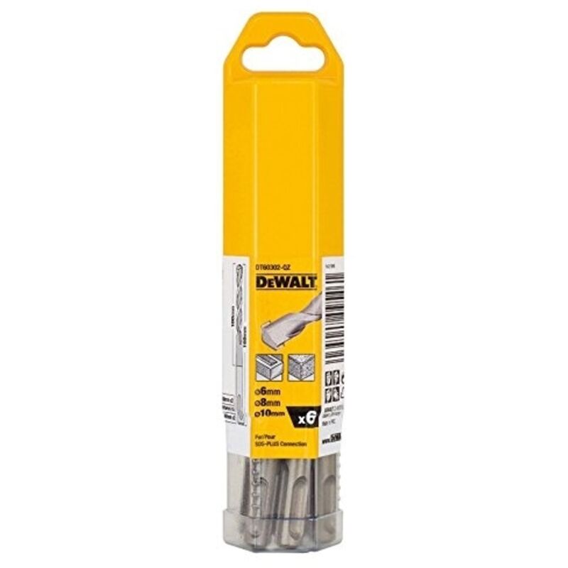 Foret SDS PLUS DeWalt DT60302 QZ 6 pièces - vue 4