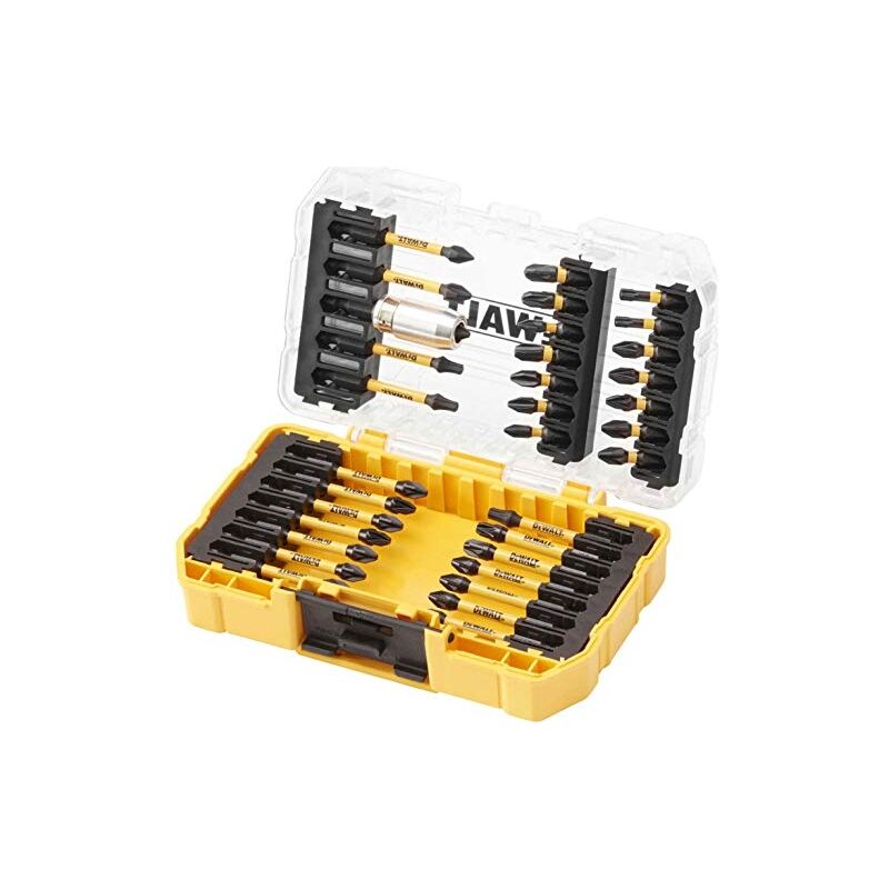 Dewalt - DT70746T-QZ coffret toughcase 34 pièces - embouts de vissage flextorq - pour perceuse-visseuse DEWDT70746T