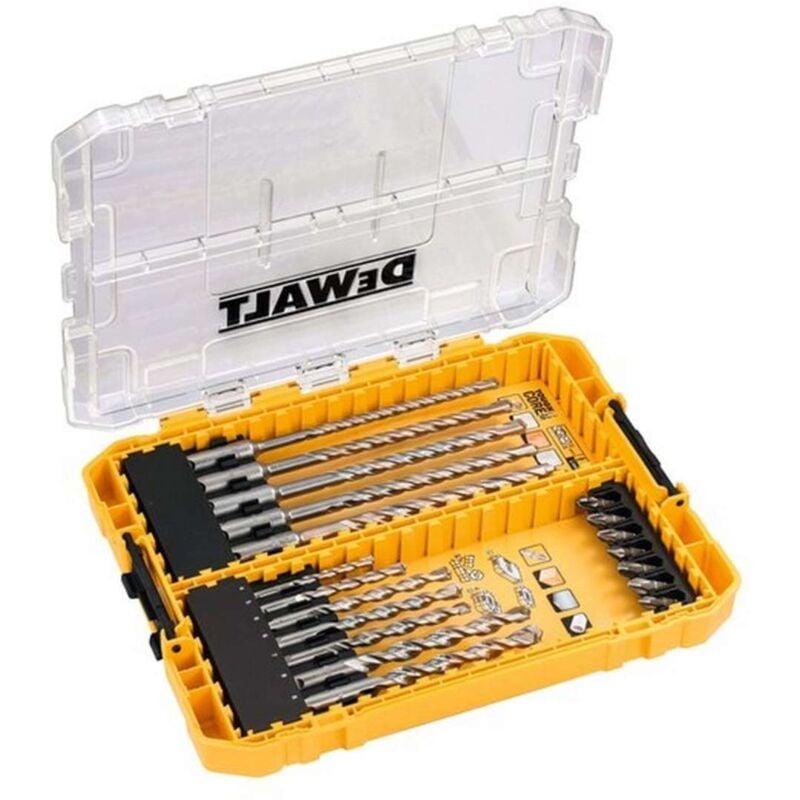 Dewalt - Accessoires - Set 19 forets à maçonnerie sds Plus DT70754