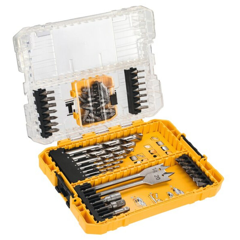 Coffret bois et métal 55 pièces 'Toughcase' DEWALT DT70757 - vue 2