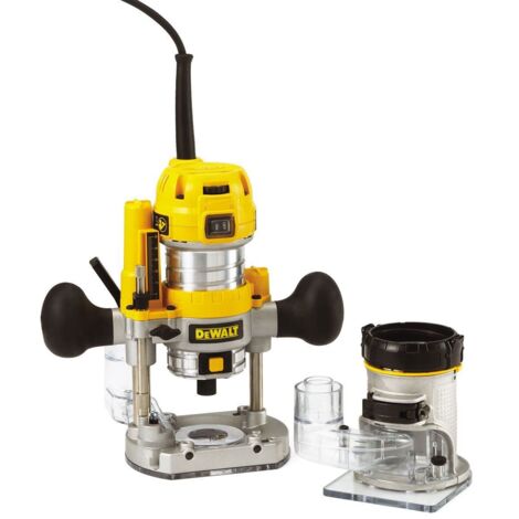 DEWALT D26204K 1/4in Premium Plunge & Fixed Base Combi Router 900W 240V DEWD26204K