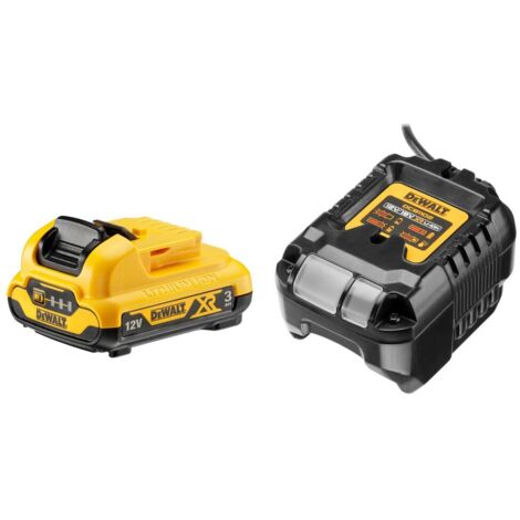 Dewalt DCB1102L1 12V XR Power Starter Kit - 1x 3Ah Battery (DCB124) and Charger
