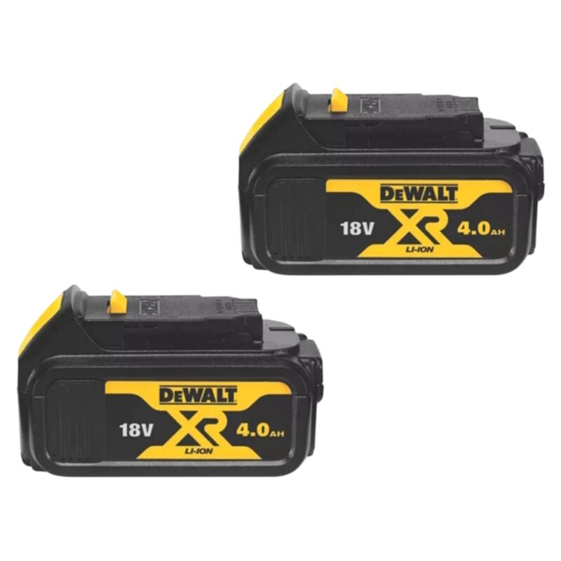 Dewalt - DCB182 18V xr 4.0Ah Li-ion Batteries (Twin Pack)