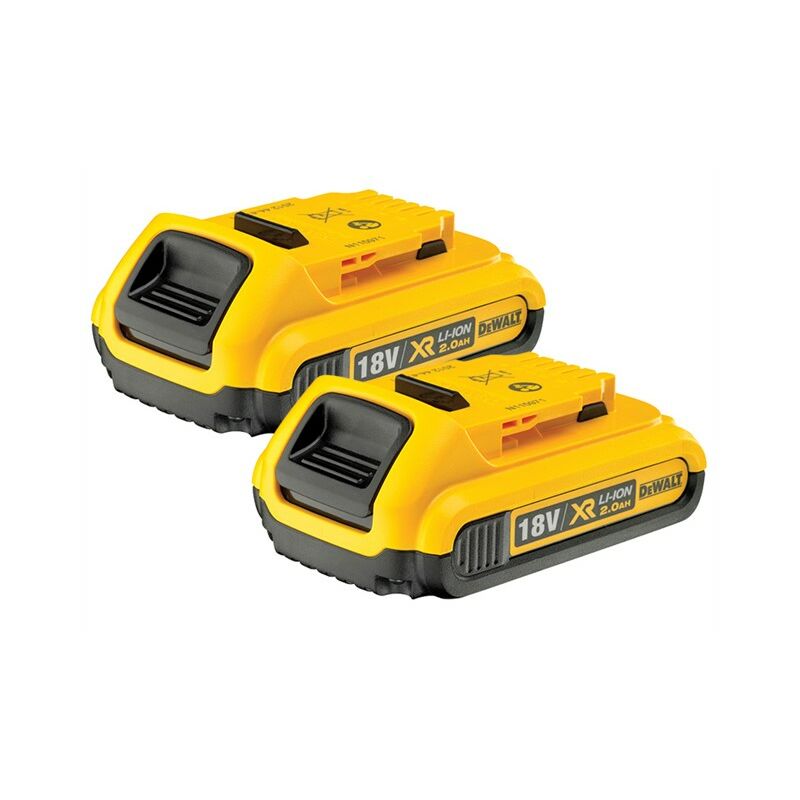 DCB183 xr 18v Lithium Ion Battery Twin Pack Li-Ion 2.0Ah DEWDCB183 - Dewalt