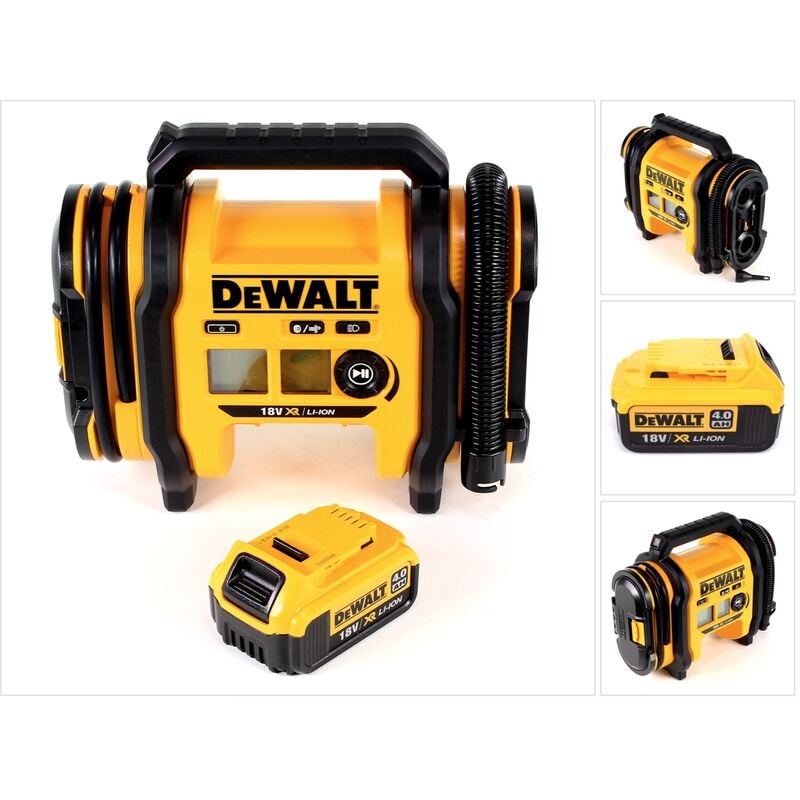 Dewalt - DCC018N Gonfleur sans fil 18V 11bar pour kfz + 1x Batterie 4,0Ah - sans chargeur