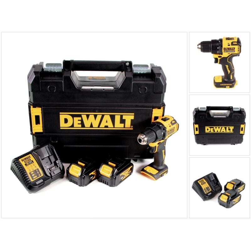 Dewalt - DCD708M2T Perceuse-visseuse sans fil 18V Li-Ion Brushless + 2x Batteries 4,0Ah + Chargeur + Coffret