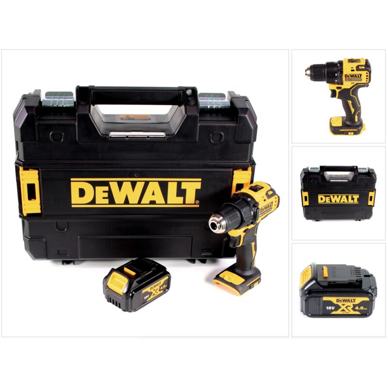 Dewalt - DCD708NT Perceuse-visseuse sans fil 18V Li-Ion Brushless + 1x Batterie 4,0Ah + Coffret - sans chargeur