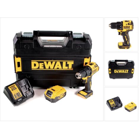 DeWalt DCD 708 P1T Akku Bohrschrauber 18 V Li-Ion Brushless in TSTAK Box + 1 x 5,0 Ah Akku + Ladegerät