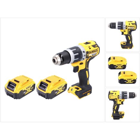 DeWalt DCD 796 N Akku Schlagbohrschrauber 18 V 70 Nm Brushless + 2x Akku 5,0 Ah - ohne Ladegerät