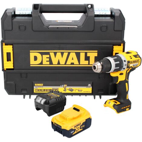 DeWalt DCD 796 P1T Akku Schlagbohrschrauber 18 V 70 Nm Brushless + 1x Akku 5,0 Ah + Ladegerät + TSTAK