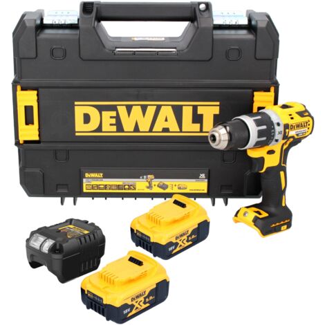 DeWalt DCD 796 P2T Akku Schlagbohrschrauber 18 V 70 Nm Brushless + 2x Akku 5,0 Ah + Ladegerät + TSTAK