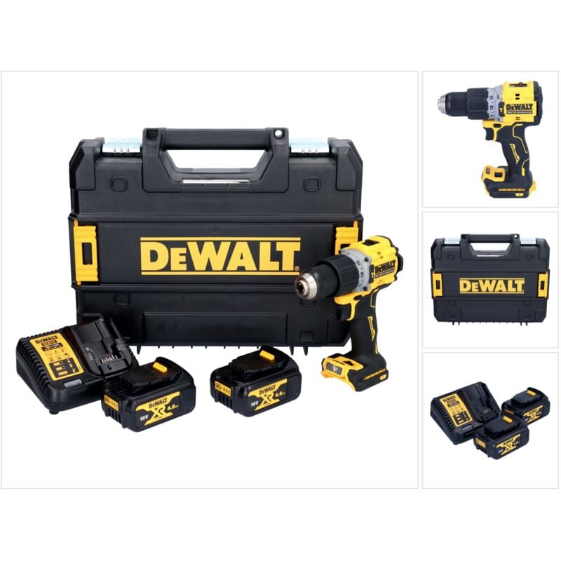 Dcd 805 M2T Perceuse-visseuse à percussion sans fil 18 v 90 Nm Brushless + 2x batterie 4,0 Ah + chargeur + tstak - Dewalt