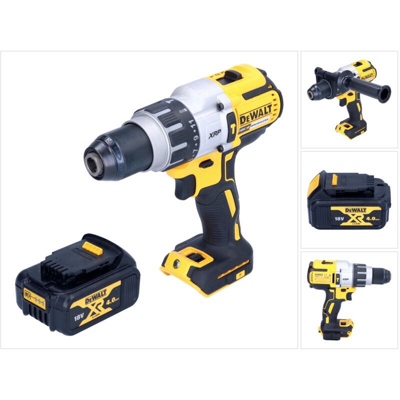 Dewalt - dcd 996 n Perceuse-visseuse à percussion sans fil 18 v 95 Nm Brushless + 1x batterie 4,0 Ah - sans chargeur