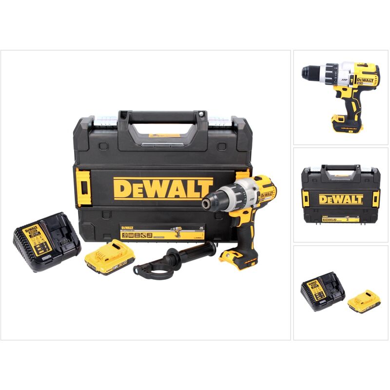 

DeWALT DCD 996 Taladro percutor a batería XR 18V en maletín TSTAK + 1x Batería DCB 183 2,0 Ah + Cargador DCB 115