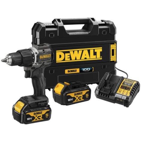 DeWalt DCD100P2T 18V XR Brushless Limited Edition 100 Year Combi Drill Kit