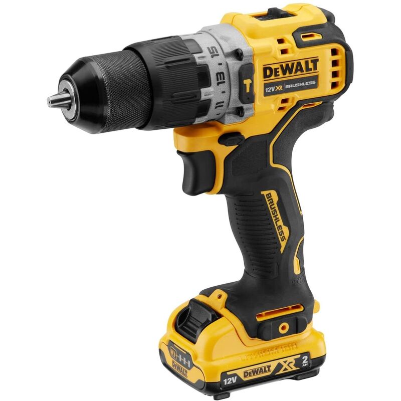 DCD706D2-QW Trapano Avvitatore Con Percussione Compatto xr 12V 2x2.0Ah - Dewalt