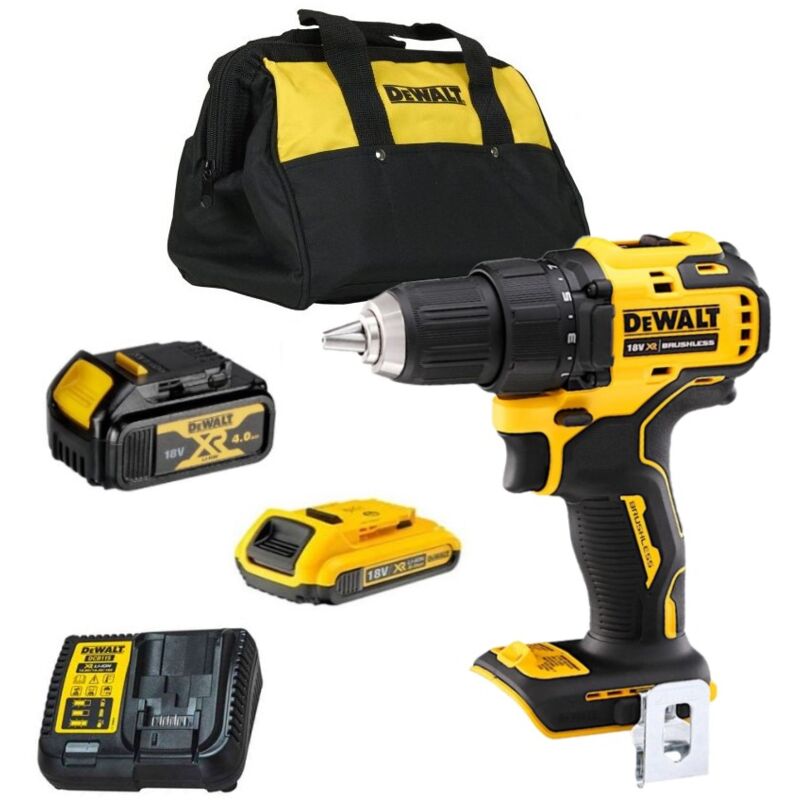 Dewalt - DCD708MDR-QW Perceuse visseuse sans fil Brushless xr 65Nm 18V - 1x4.0Ah + 1x2.0Ah Batteries + Chargeur en sac