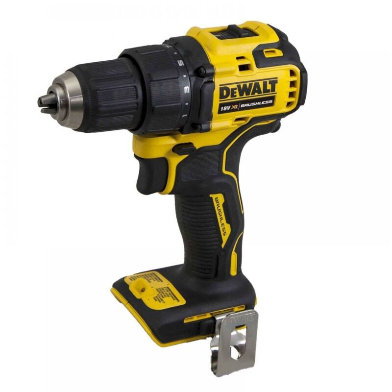 Perceuse combinée DEWALT DCD708N Sans balais 18 V Unité nue jaune - vue 2
