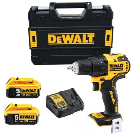 Dewalt DCD708P2T-QW Perceuse visseuse sans fil Brushless XR 65Nm 18V - 2x5.0Ah Batteries + Chargeur en Tstak