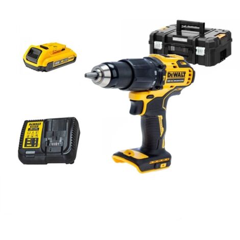 Dewalt DCD709D1T-QW Perceuse à percussion sans fil XR 18V 65Nm 2 vitesses - 1 X 2.0 Ah Batterie, chargeur en coffret