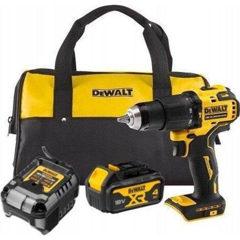 DeWALT DCD709M1 Perceuse-visseuse à percussion sans fil à 2 vitesses 18V 4Ah sac souple