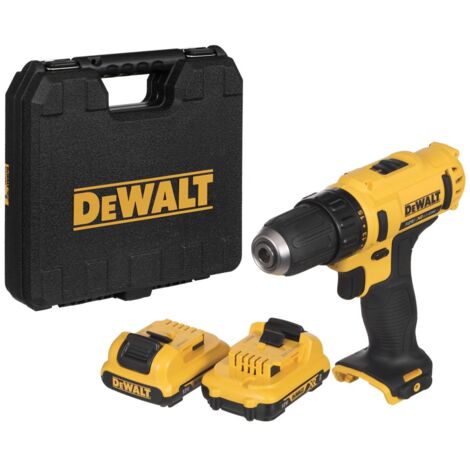 DEWALT DCD710D2-QW - Bohrschrauber XR 10,8V, 24 Nm, mit 2 Lithium-Batterien 2Ah und Koffer TSTAK