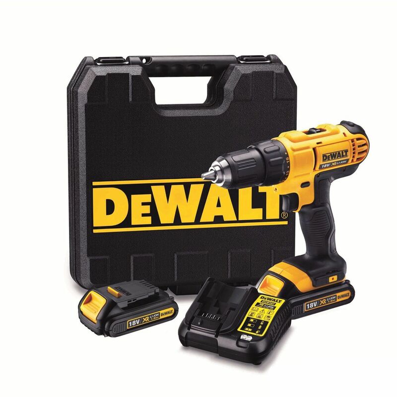 

DeWalt DCD771C2 18V TLi-Ion batería Taladro Atornillado set (2x baterías de 1.3 amperios) en maletín