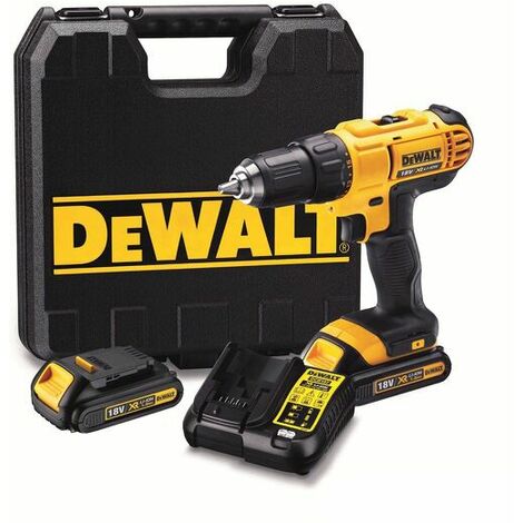 DeWalt DCD771C2 Perceuse visseuse à batteries 18V Li-Ion set (2x batterie 1,3Ah) dans coffret