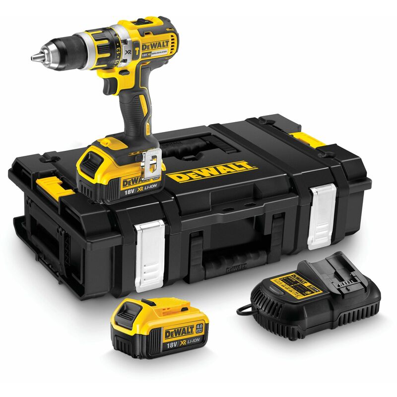 

Dewalt DCD795M2-QW Taladro Percutor sin escobillas XR 18V 13mm 60Nm con 2 baterías Li-Ion 4,0Ah y maletín TSTAK