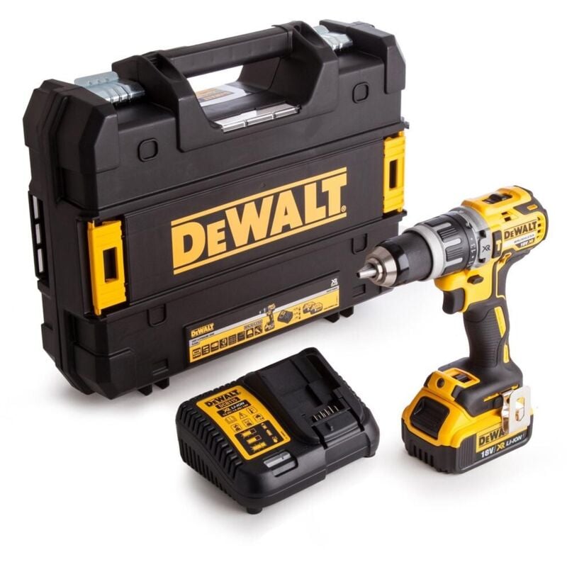 DEWALT DCD796M1 XR Brushless G2 Combi Drill 18V 1 x 4.0Ah Li-ion DEWDCD796M1