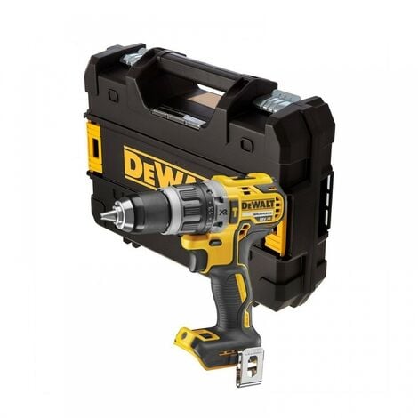 Dewalt DCD796NT 18V XR Brushless Compact Combi Hammer Drill (Body Only) + TSTAK Case