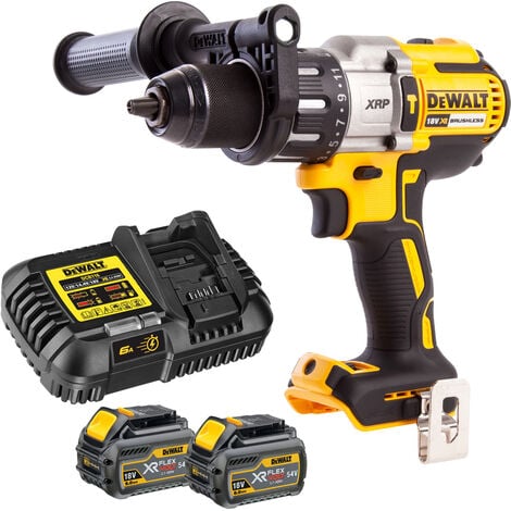 Dewalt DCD996N 18V Brushless Combi Drill + 2 x 6Ah Batteries Charger