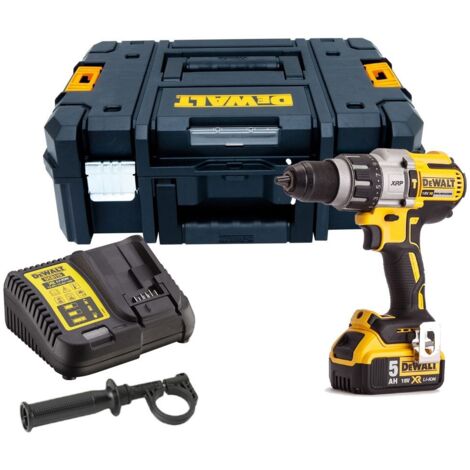 Dewalt DCD996P1 18v XR 3 Speed Brushless Combi Hammer - 1 x 5.0ah Battery