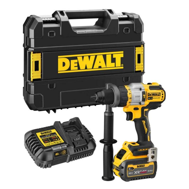 Dewalt - DCD999T1 18v xr FlexVolt Advantage High Power Hammer Drill - 1 x 6.0Ah